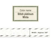 Load image into Gallery viewer, Stitch Platinum White   15mm