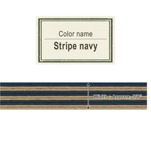 Load image into Gallery viewer, Stripe Navy 15mm