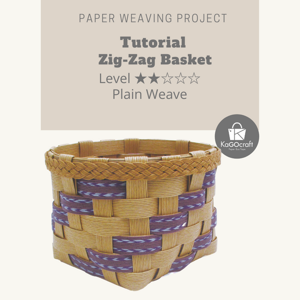 Zig-Zag Basket Plain Weave