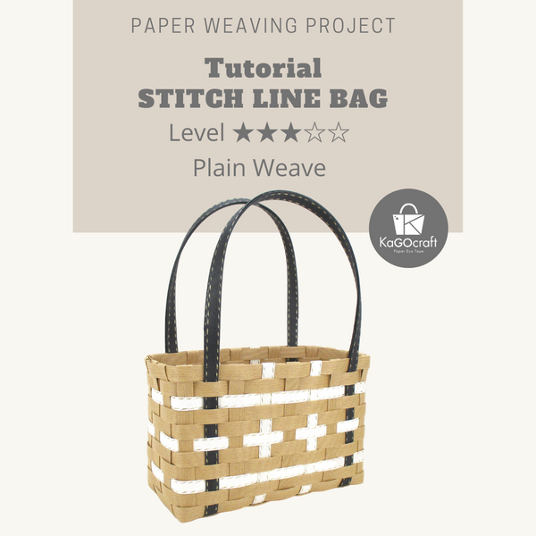 Stitch Line Bag Plain Weave