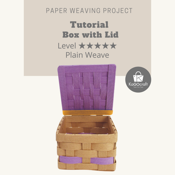 Mini Box with Lid Plain Weave
