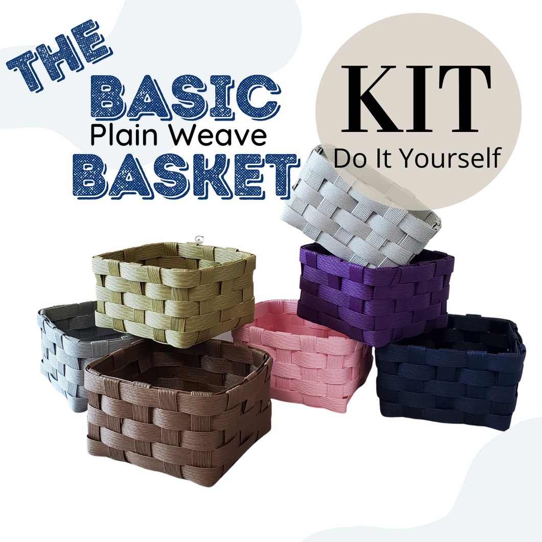 Basic Plain Weave Basket KIT for beginner