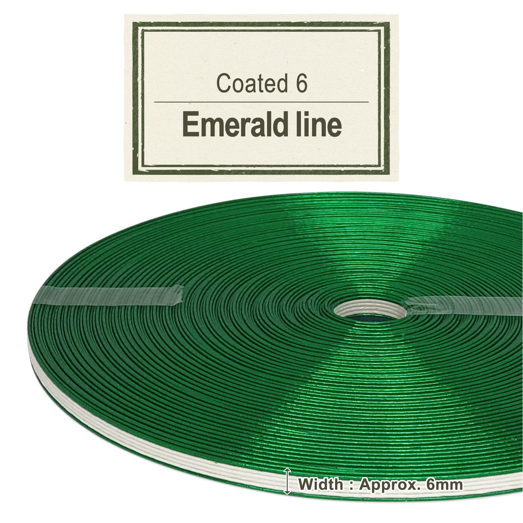 Coated Craftband - Emerald