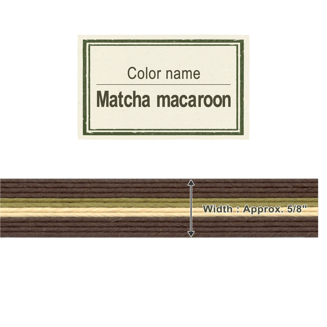 Matcha Macaroon  15mm