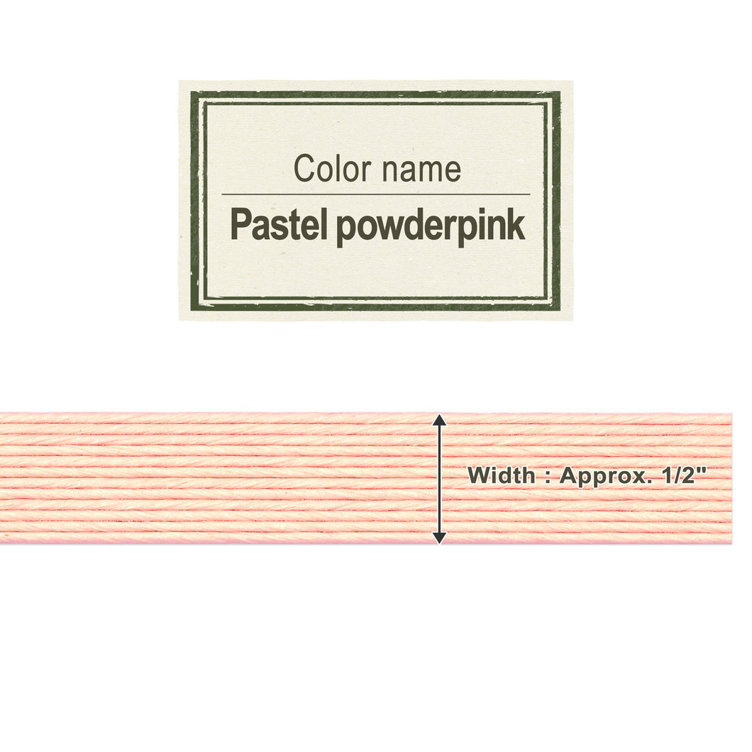 Pastel Powder Pink 13mm