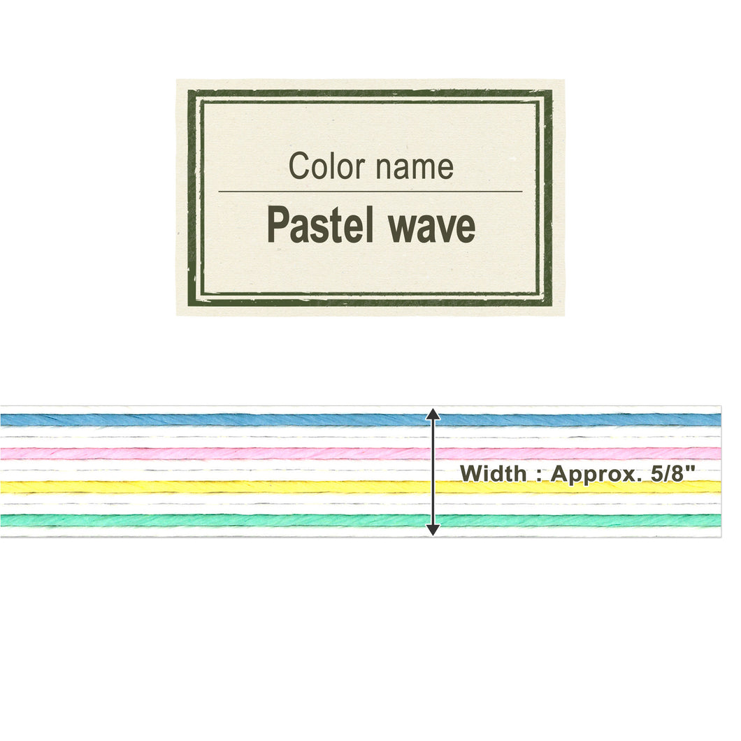 Pastel Weave  15mm