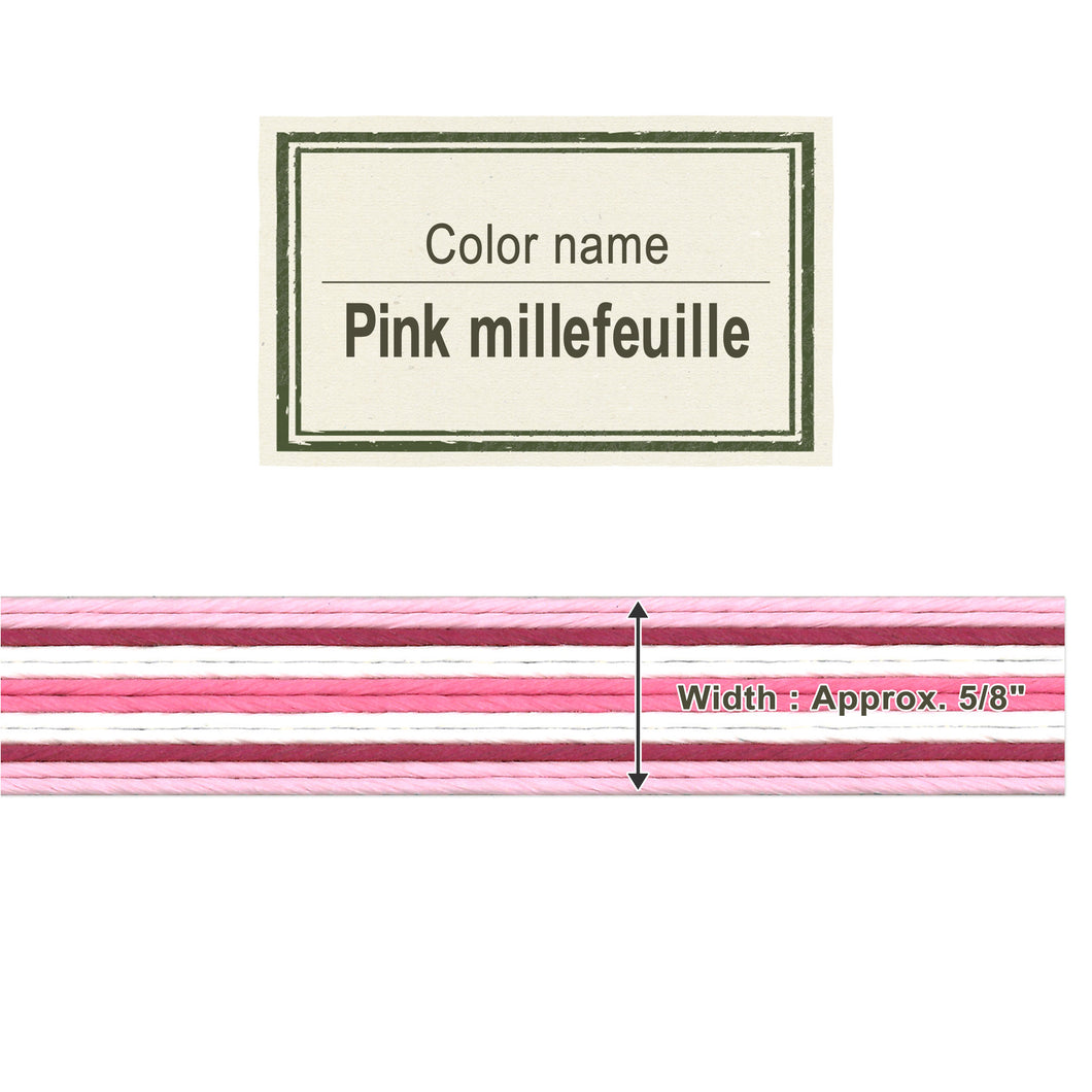 Pink Millefeuille  15mm