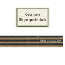Load image into Gallery viewer, Stripe Special Black  13mm
