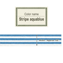 Load image into Gallery viewer, Stripe Aqua Blue  15mm
