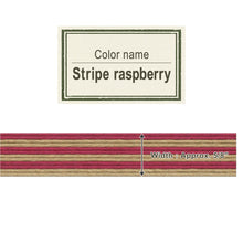 Load image into Gallery viewer, Stripe Raspberry  15mm
